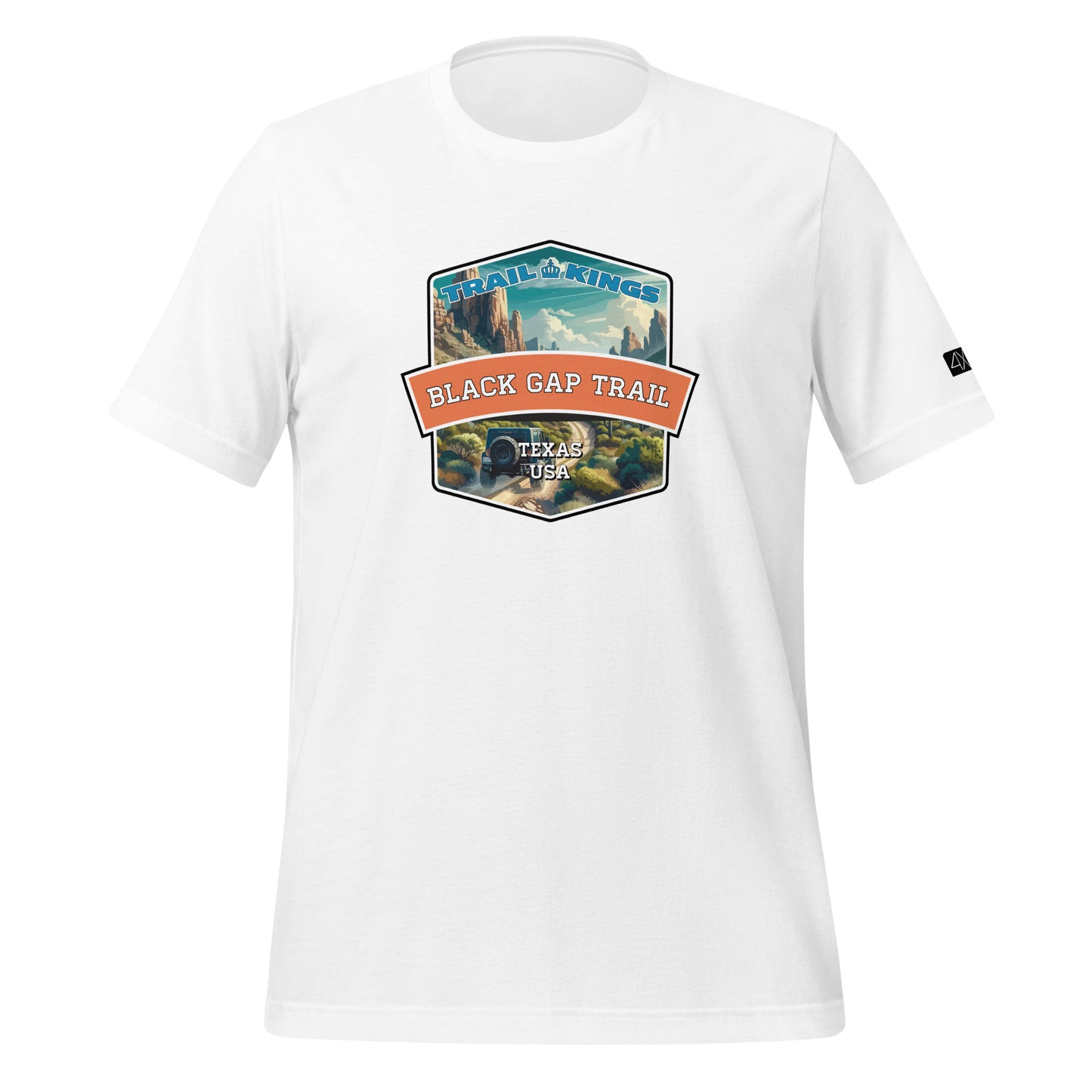 Trail Kings: Black Gap Trail - Unisex t-shirt  in  White / 3XL  -  4XOD