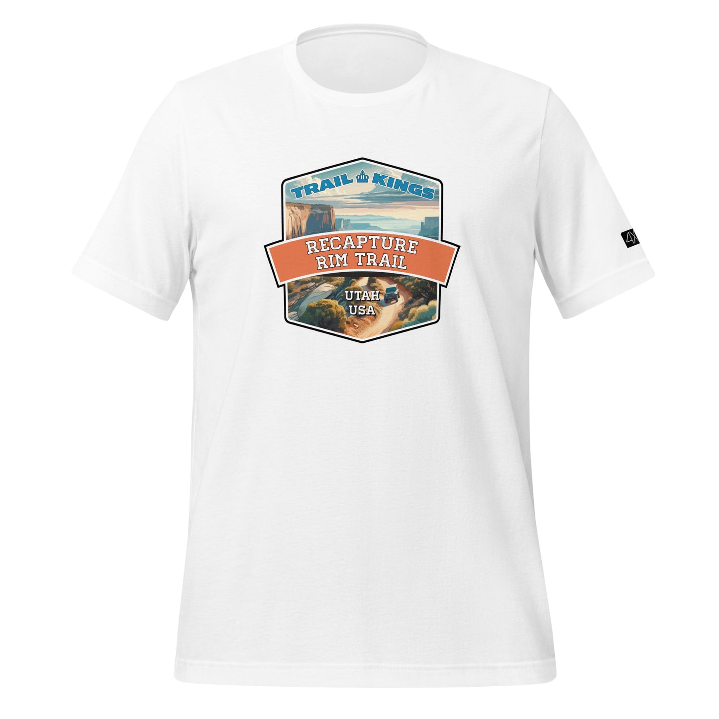 Trail Kings: Recapture Rim Trail - Unisex t-shirt  in  White / 3XL  -  4XOD