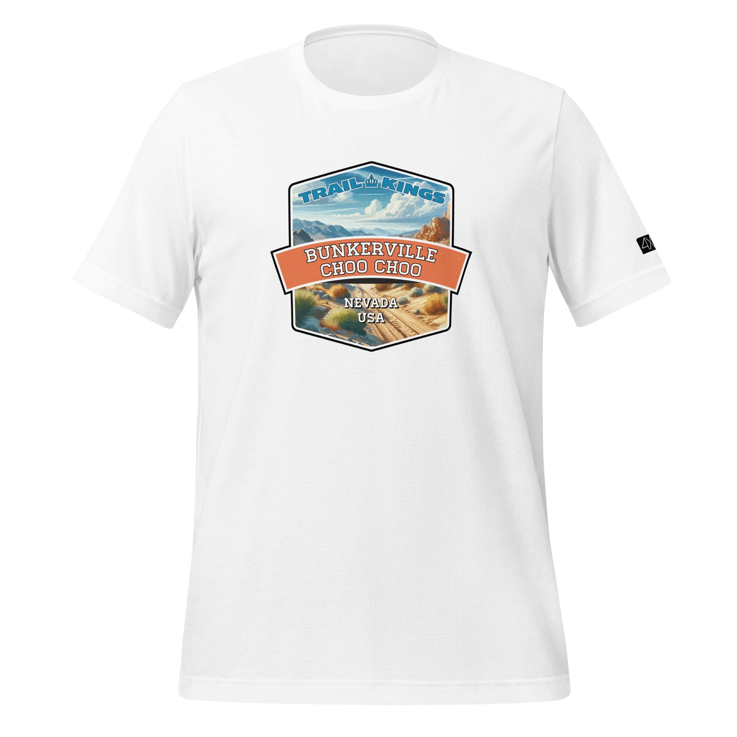 Trail Kings: Bunkerville Choo Choo - Unisex t-shirt  in  White / 3XL  -  4XOD