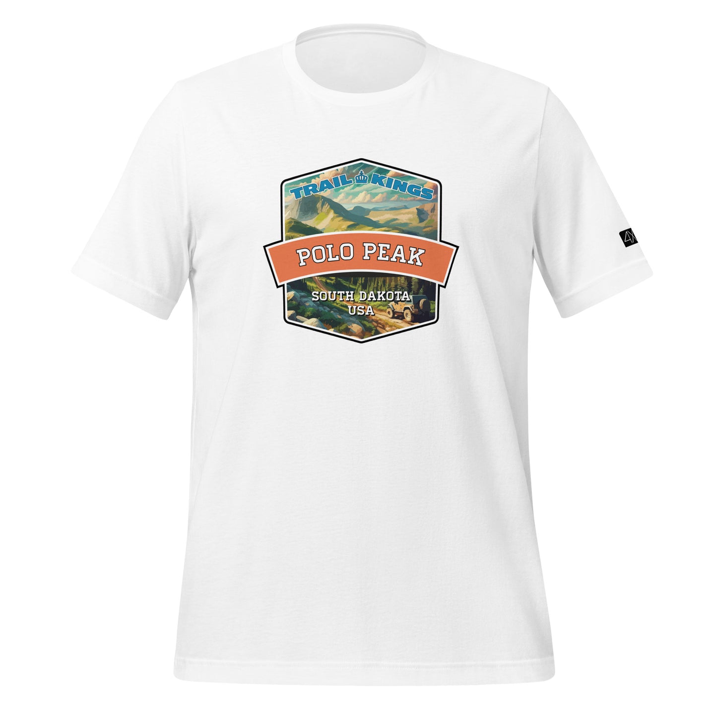 Trail Kings: Polo Peak - Unisex t-shirt  in  White / 3XL  -  4XOD