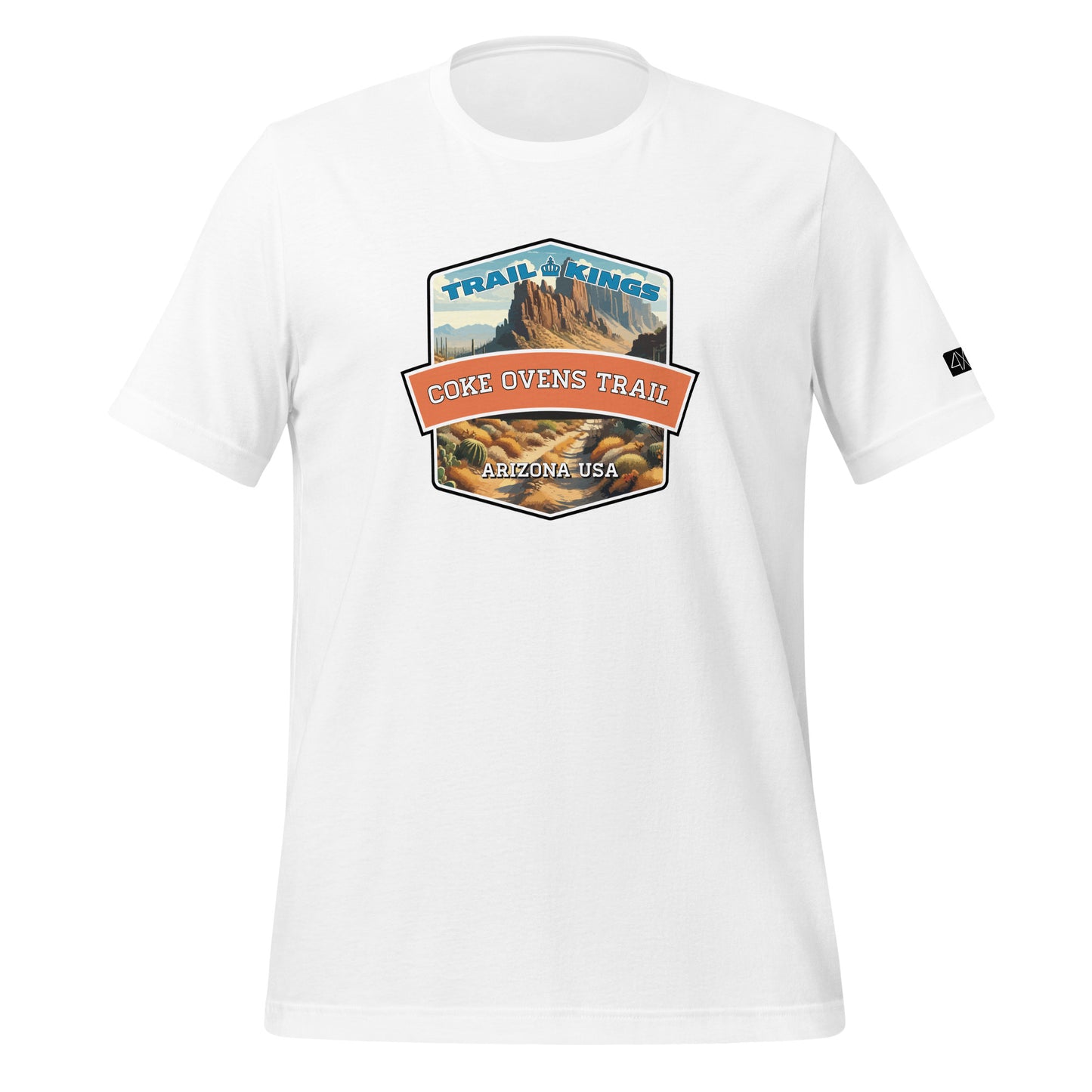 Trail Kings: Coke Ovens Trail - Unisex t-shirt  in  White / 3XL  -  4XOD: Gear Up, Stand Out - Adventure Awaits!