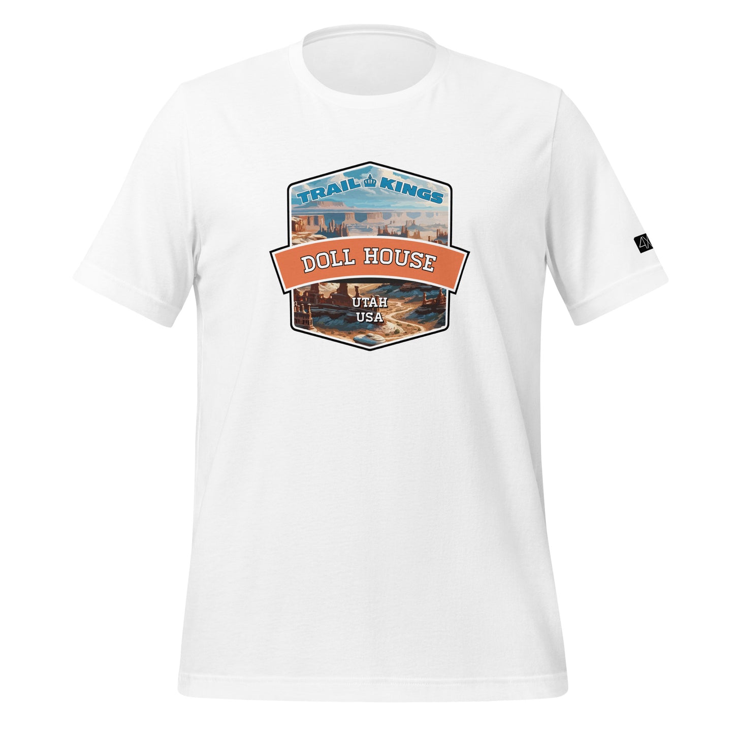 Trail Kings: Doll House - Unisex t-shirt  in  White / 3XL  -  4XOD: Gear Up, Stand Out - Adventure Awaits!