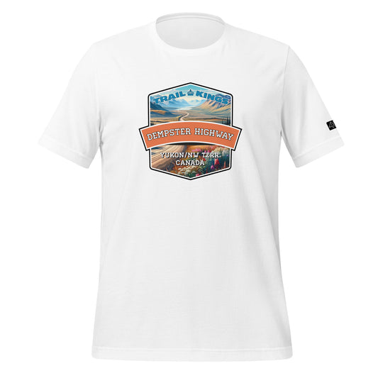 Trail Kings: Dempster Highway - Unisex t-shirt  in  White / 3XL  -  4XOD