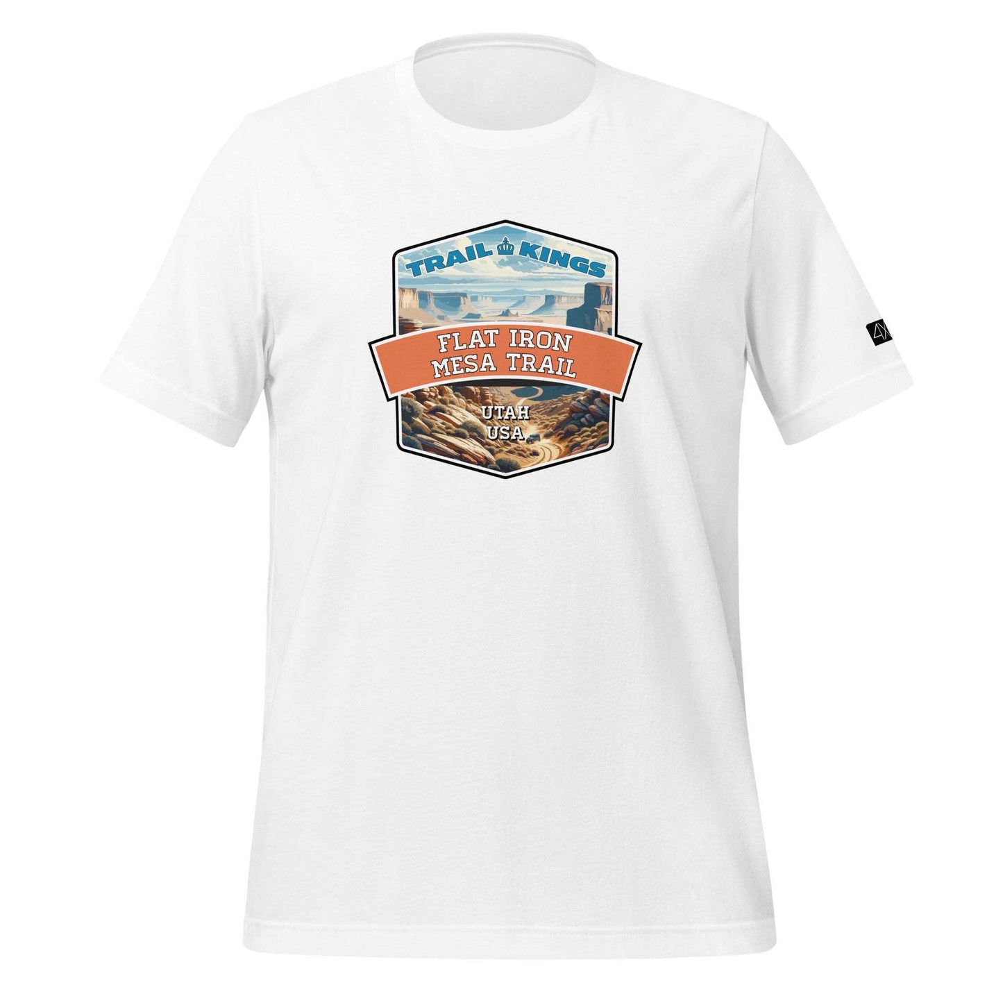 Trail Kings: Flat Iron Mesa Trail - Unisex t-shirt  in  White / 3XL  -  4XOD