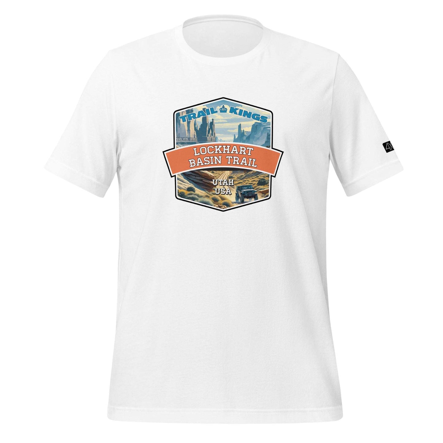 Trail Kings: Lockhart Basin Trail - Unisex t-shirt  in  White / 3XL  -  4XOD