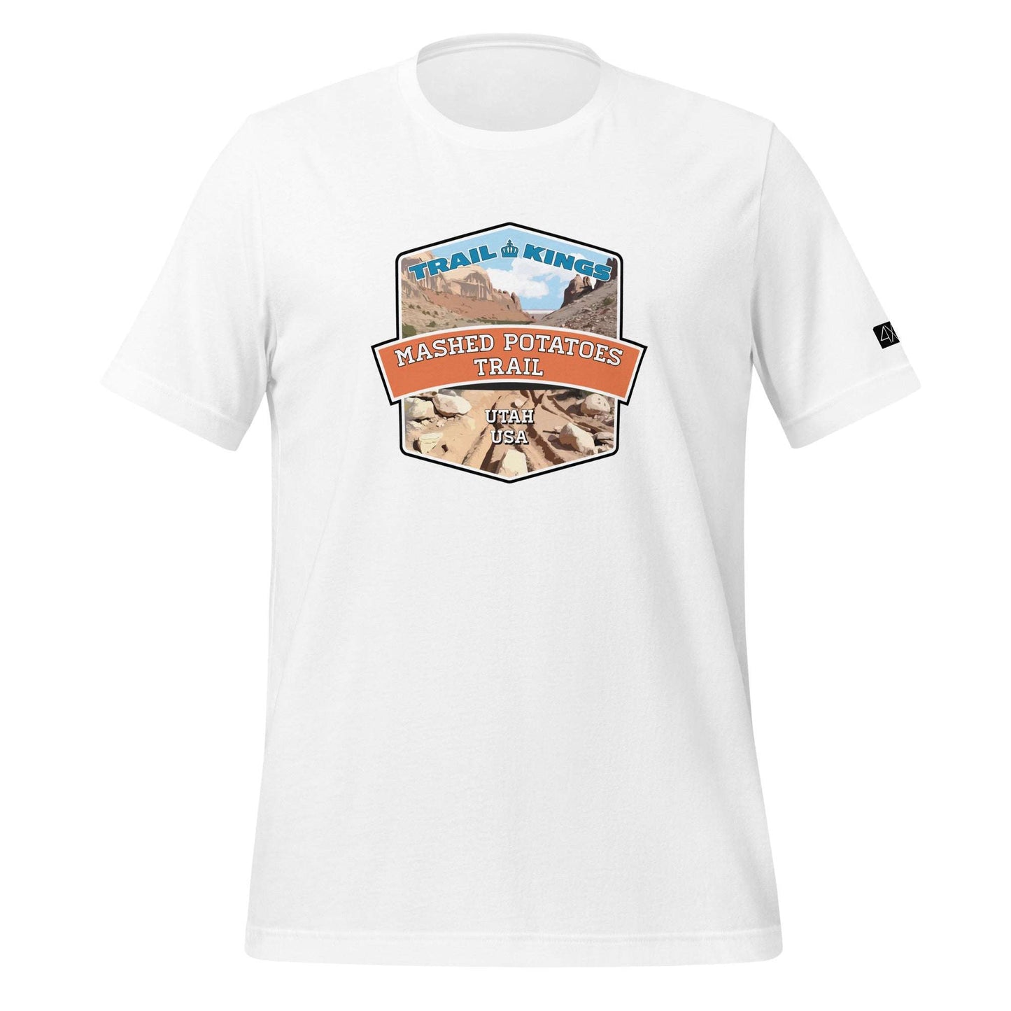 Trail Kings: Mashed Potatoes Trail - Unisex t-shirt  in  White / 3XL  -  4XOD