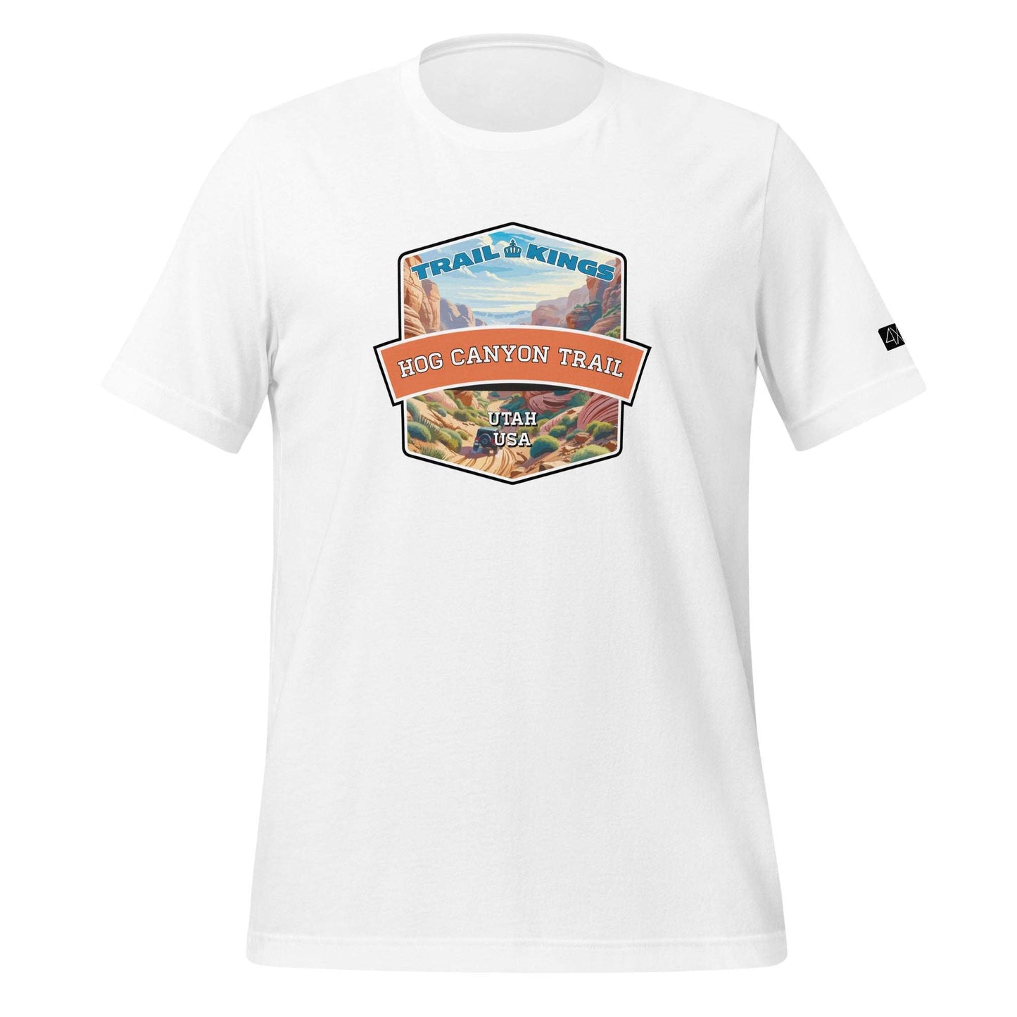 Trail Kings: Hog Canyon Trail - Unisex t-shirt  in  White / 3XL  -  4XOD