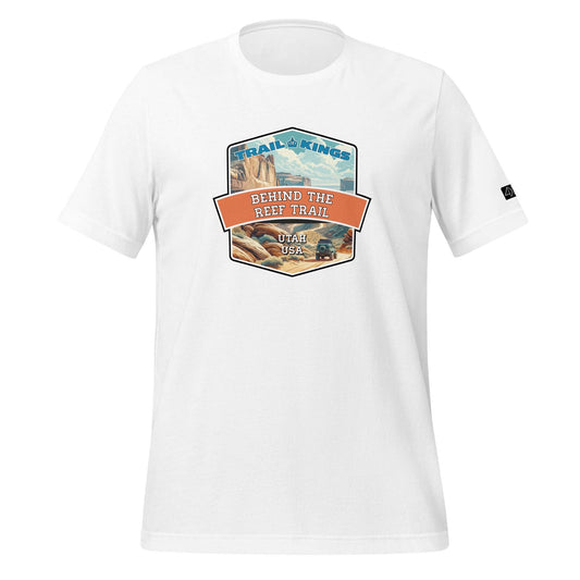 Trail Kings: Behind the Reef Trail - Unisex t-shirt  in  White / 3XL  -  4XOD