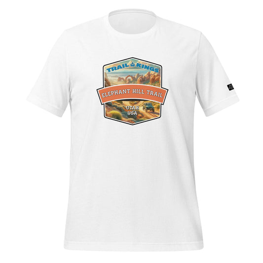 Trail Kings: Elephant Hill Trail - Unisex t-shirt  in  White / 3XL  -  4XOD