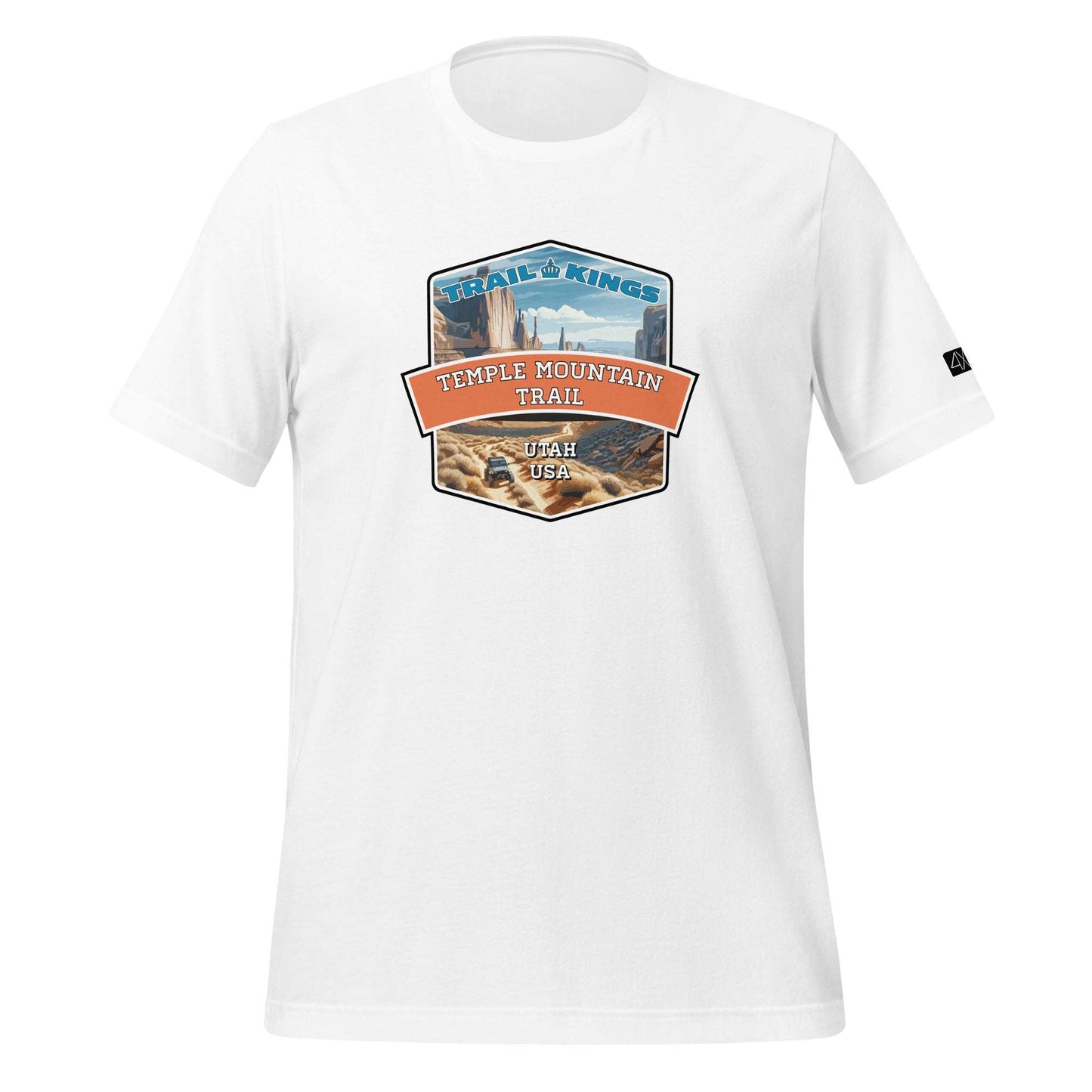 Trail Kings: Temple Mountain Trail - Unisex t-shirt  in  White / 3XL  -  4XOD