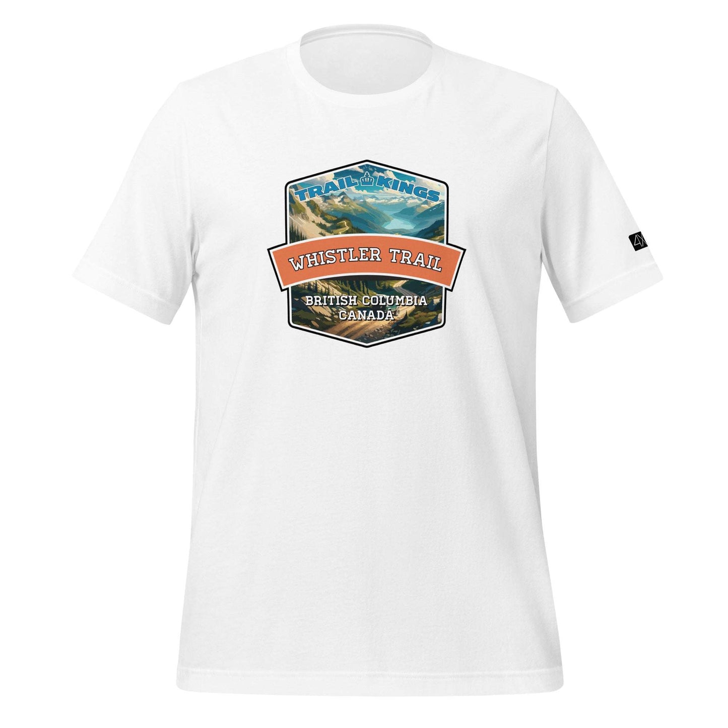 Trail Kings: Whistler Trail - Unisex t-shirt  in  White / 3XL  -  4XOD