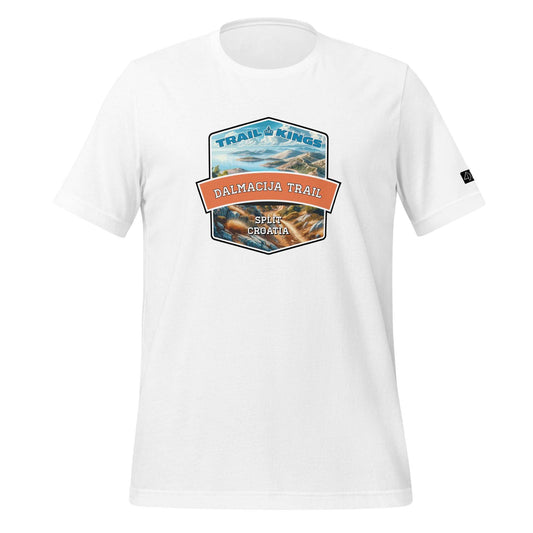 Trail Kings: Dalmacija Trail - Unisex t-shirt  in  White / 3XL  -  4XOD