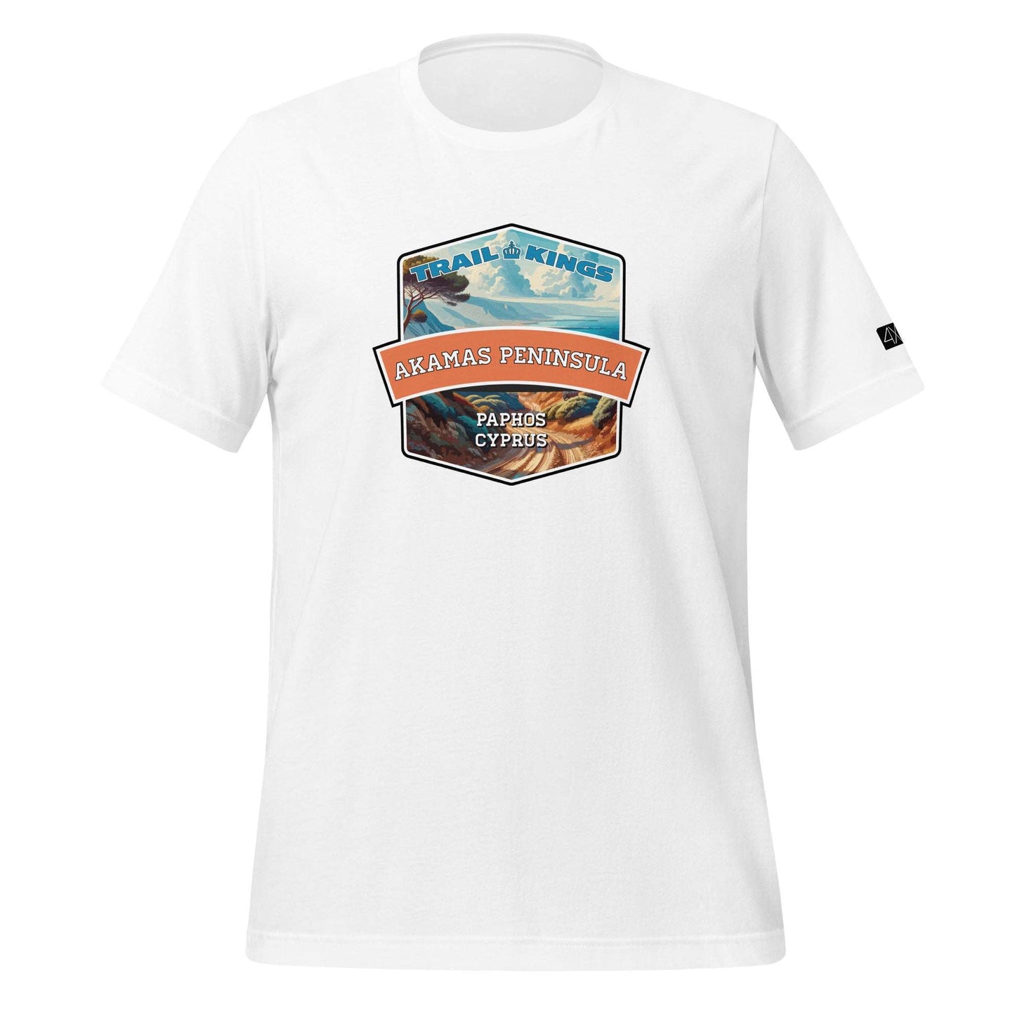 Trail Kings: Akamas Peninsula - Unisex t-shirt  in  White / 3XL  -  4XOD