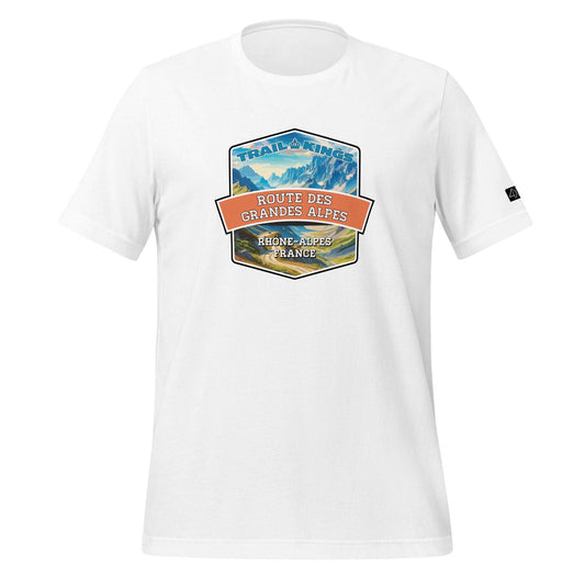 Trail Kings: Route des Grandes Alpes - Unisex t-shirt  in  White / 3XL  -  4XOD