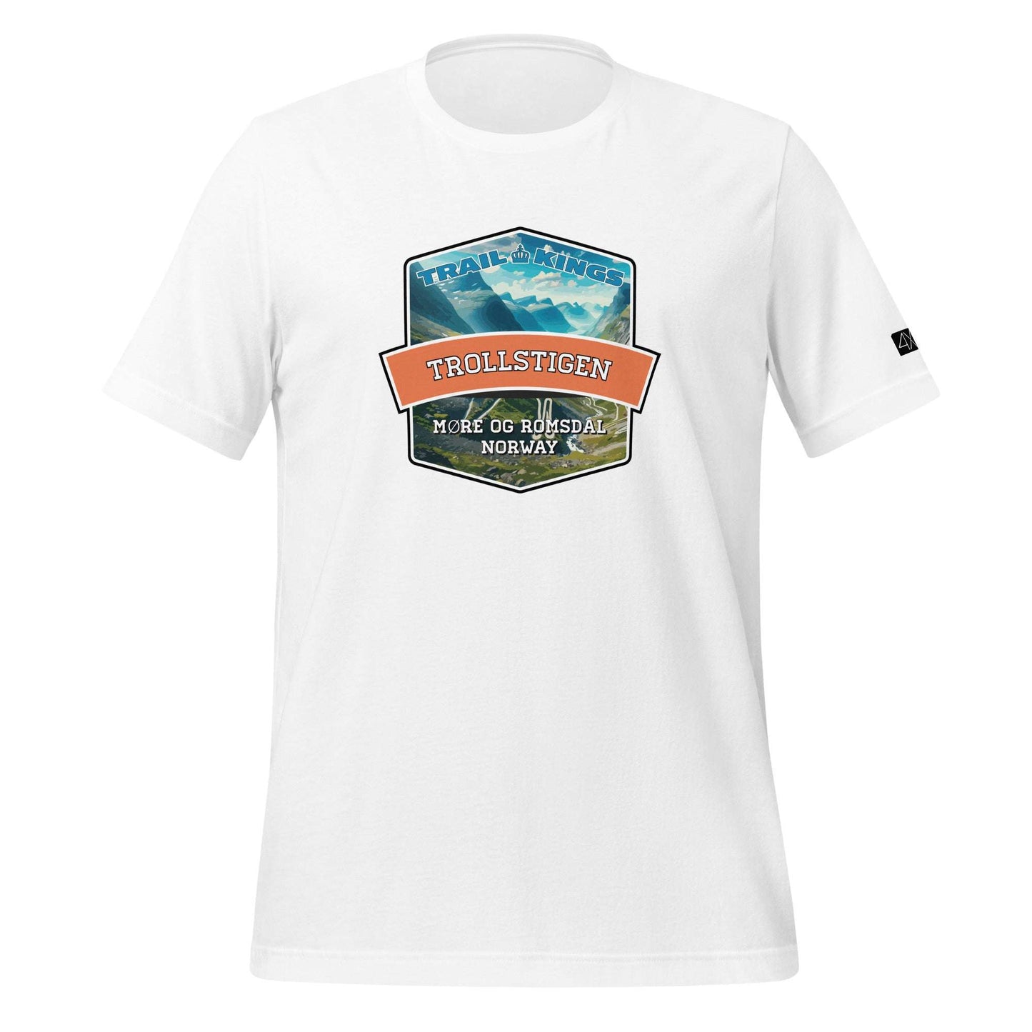 Trail Kings: Trollstigen - Unisex t-shirt  in  White / 3XL  -  4XOD