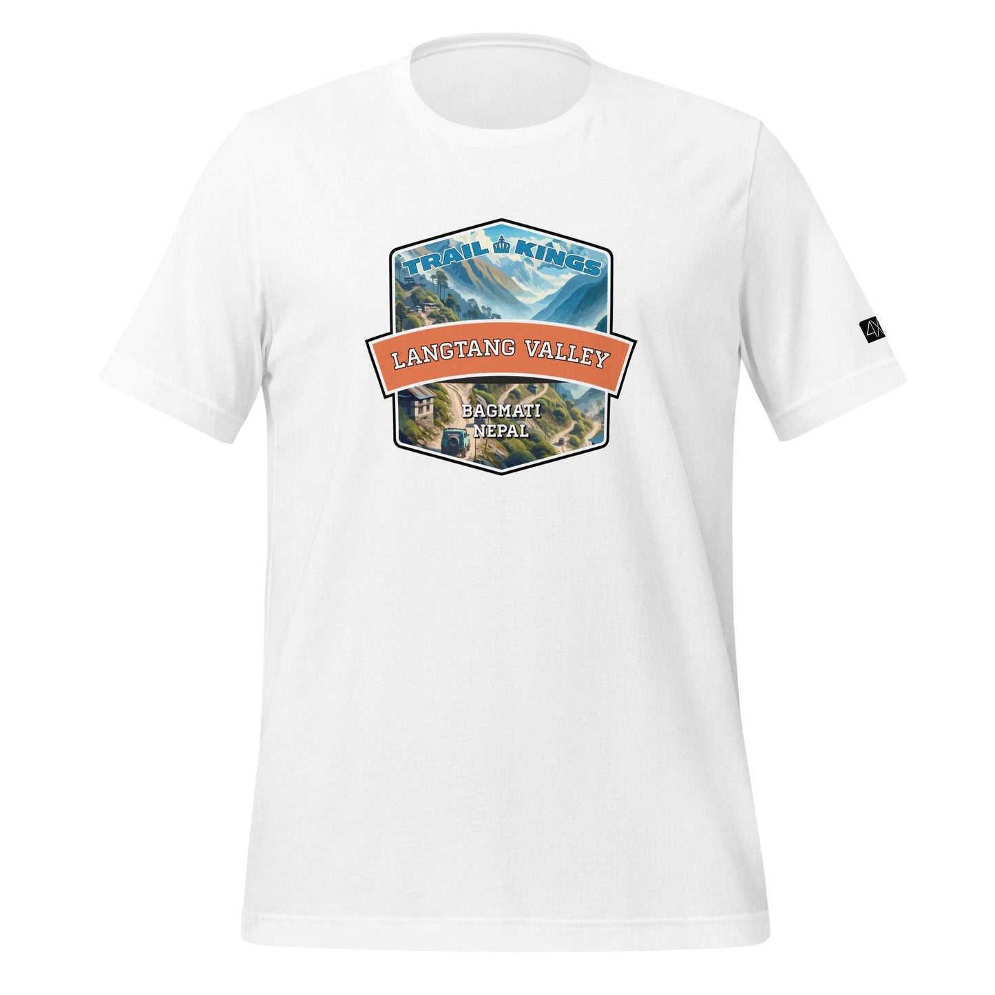 Trail Kings: Langtang Valley - Unisex t-shirt  in  White / 3XL  -  4XOD