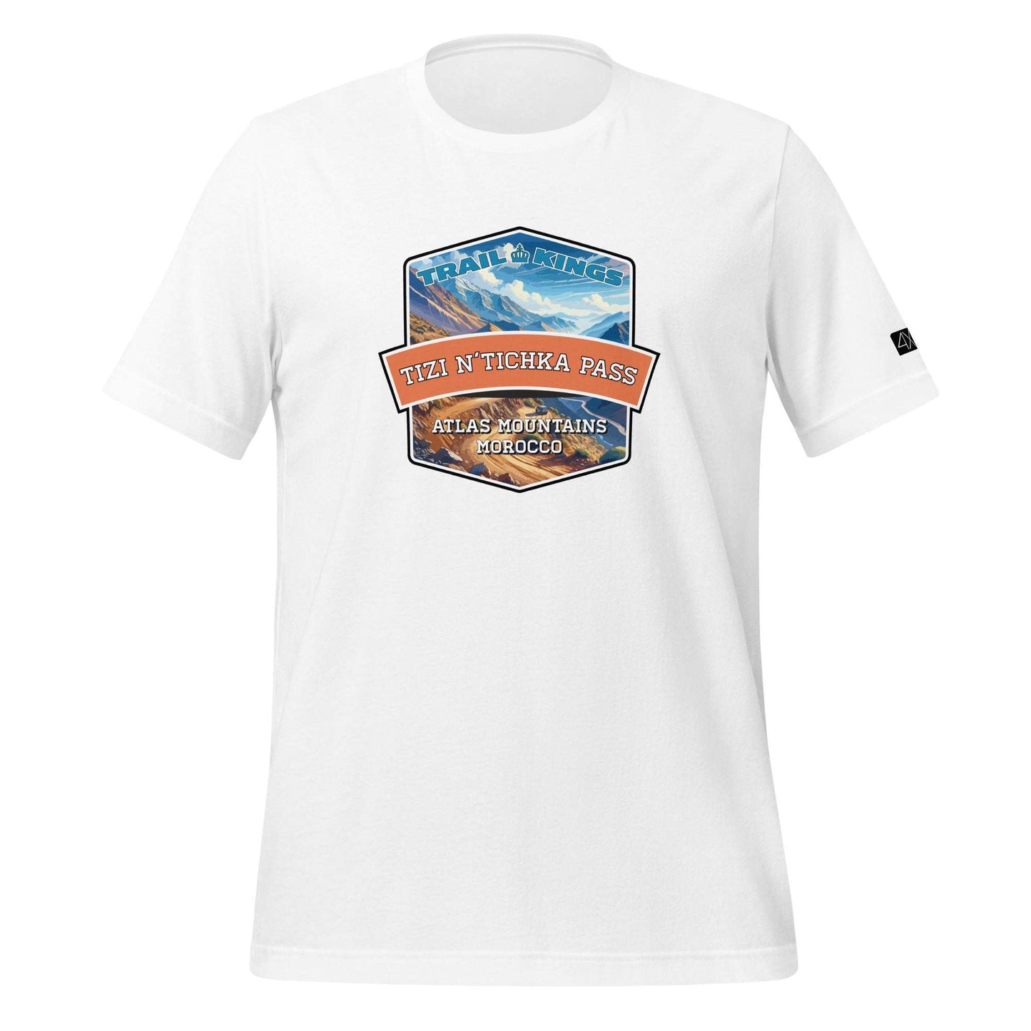 Trail Kings: Tizi n'Tichka Pass - Unisex t-shirt  in  White / 3XL  -  4XOD