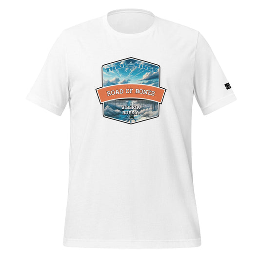 Trail Kings: Road of Bones - Unisex t-shirt  in  White / 3XL  -  4XOD