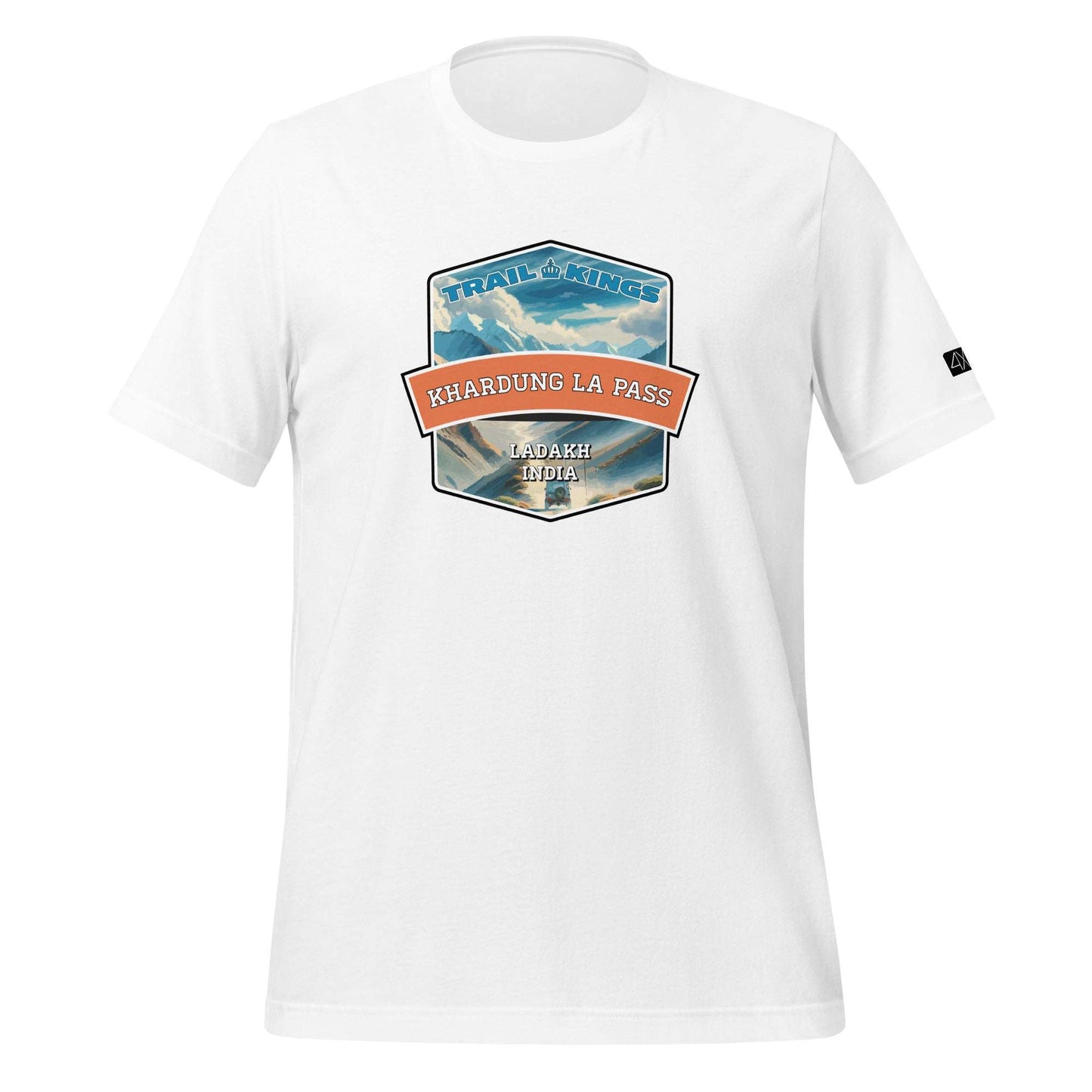 Trail Kings: Khardung La Pass - Unisex t-shirt  in  White / 3XL  -  4XOD