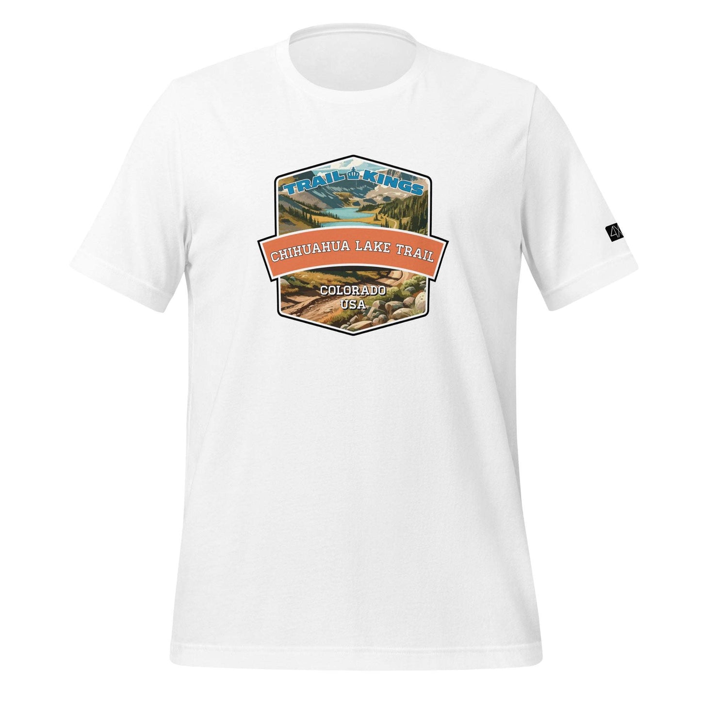 Trail Kings: Chihuahua Lake Trail - Unisex t-shirt  in  White / 3XL  -  4XOD