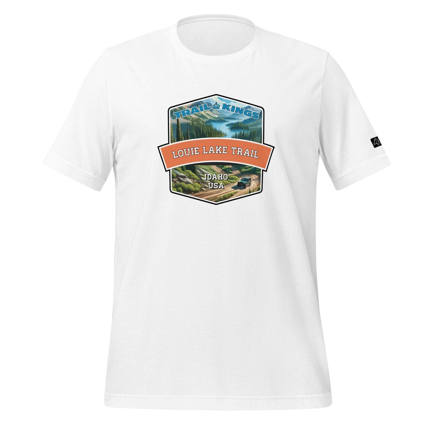 Trail Kings: Louie Lake Trail - Unisex t-shirt  in  White / 3XL  -  4XOD