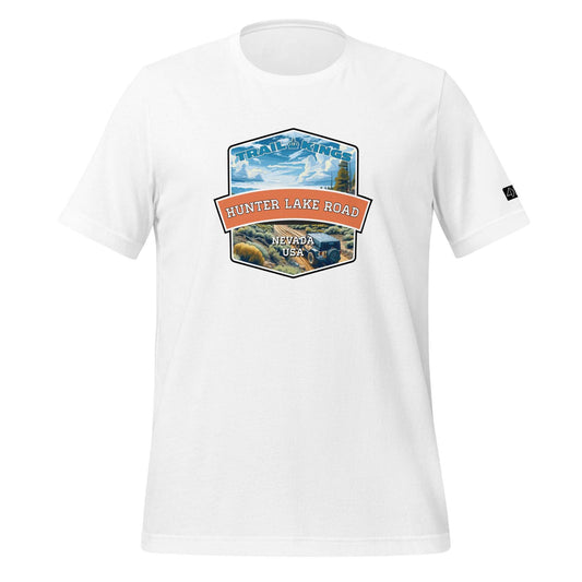 Trail Kings: Hunter Lake Road - Unisex t-shirt  in  White / 3XL  -  4XOD