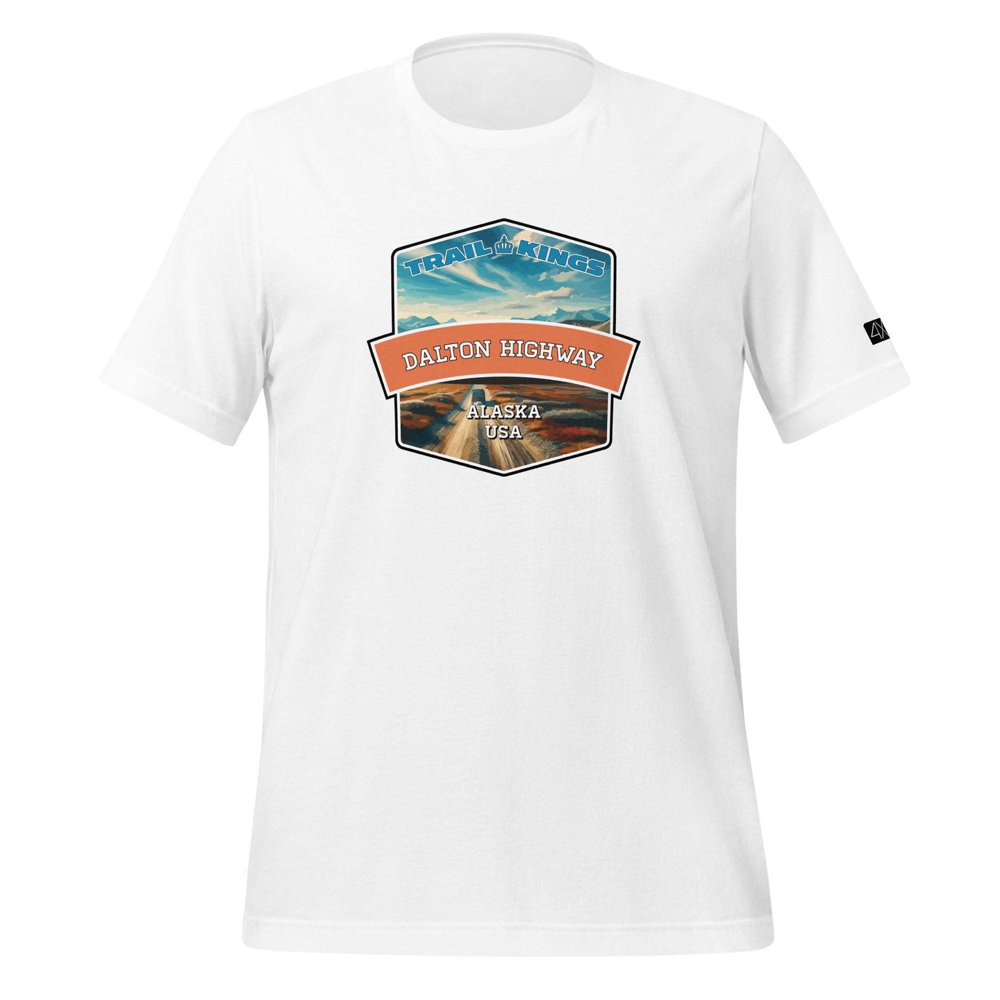 Trail Kings: Dalton Highway - Unisex t-shirt  in  White / 3XL  -  4XOD