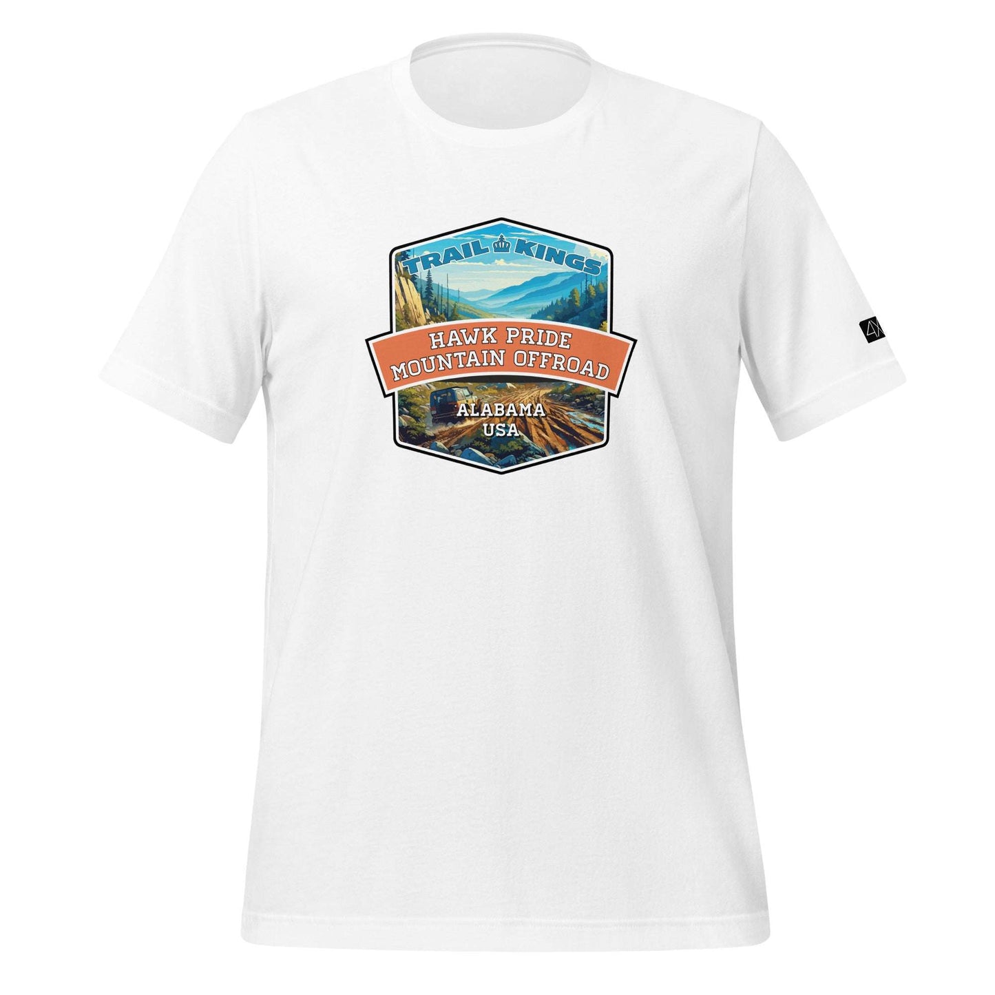 Trail Kings: Hawk Pride Mountain Offroad - Unisex t-shirt  in  White / 3XL  -  4XOD