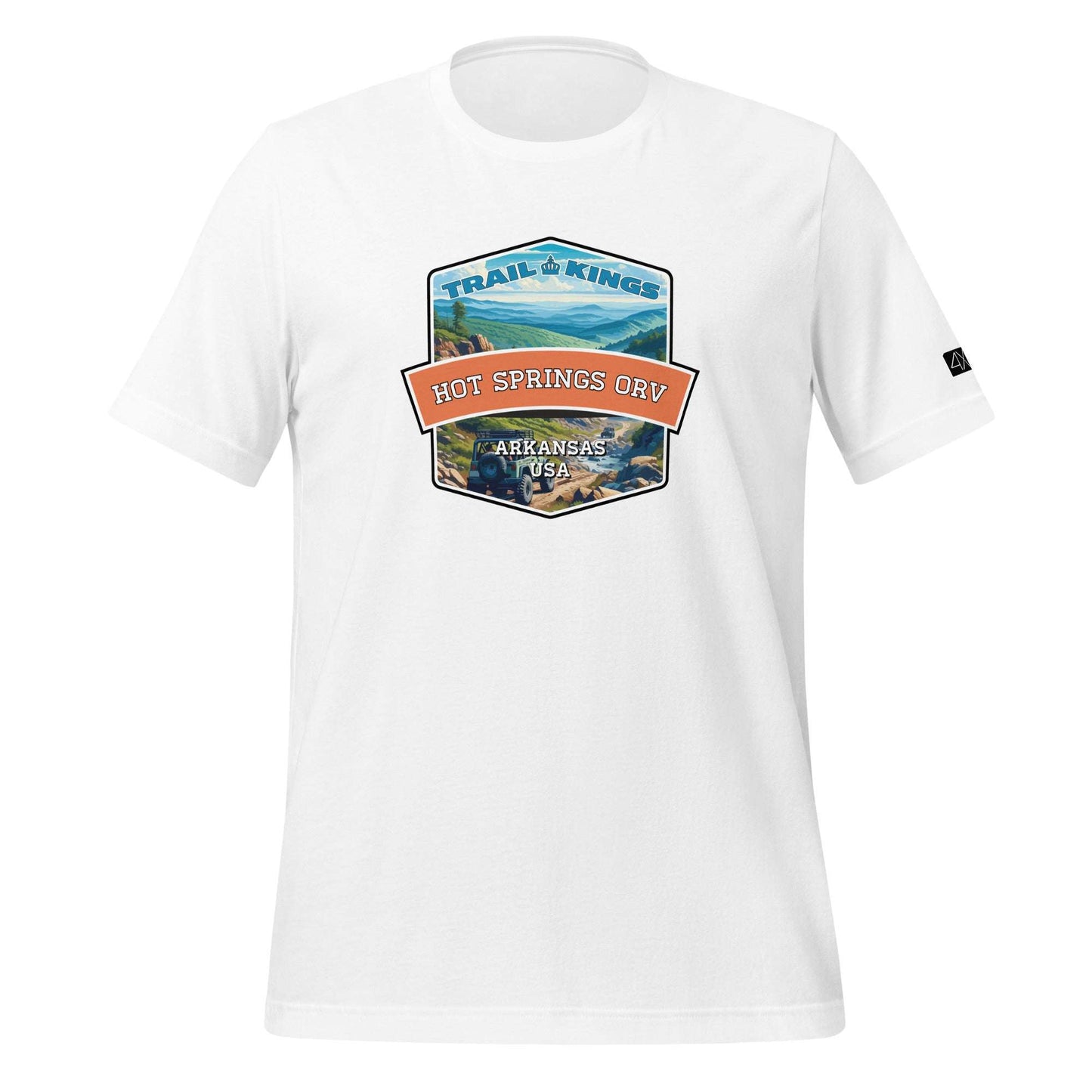 Trail Kings: Hot Springs ORV - Unisex t-shirt  in  White / 3XL  -  4XOD