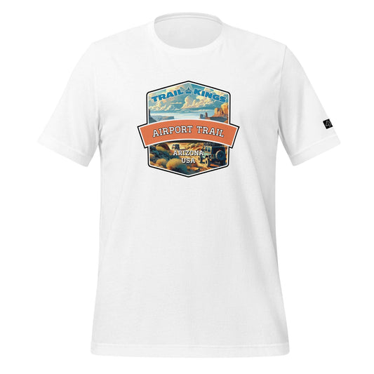 Trail Kings: Airport Trail - Unisex t-shirt  in  White / 3XL  -  4XOD