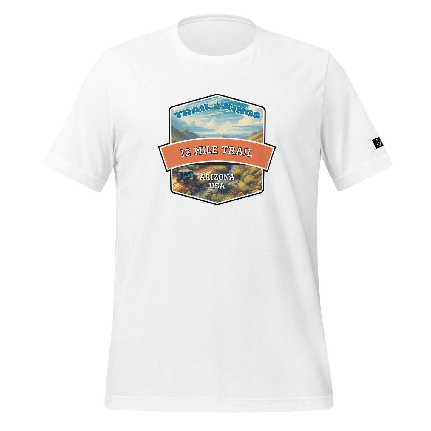 Trail Kings: 12 Mile Trail - Unisex t-shirt  in  White / 3XL  -  4XOD