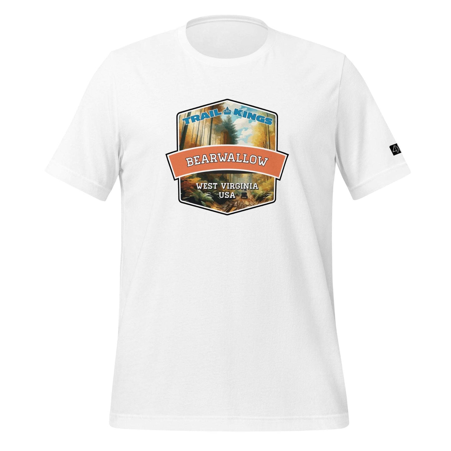 Trail Kings: Bearwallow - Unisex t-shirt  in  White / 3XL  -  4XOD