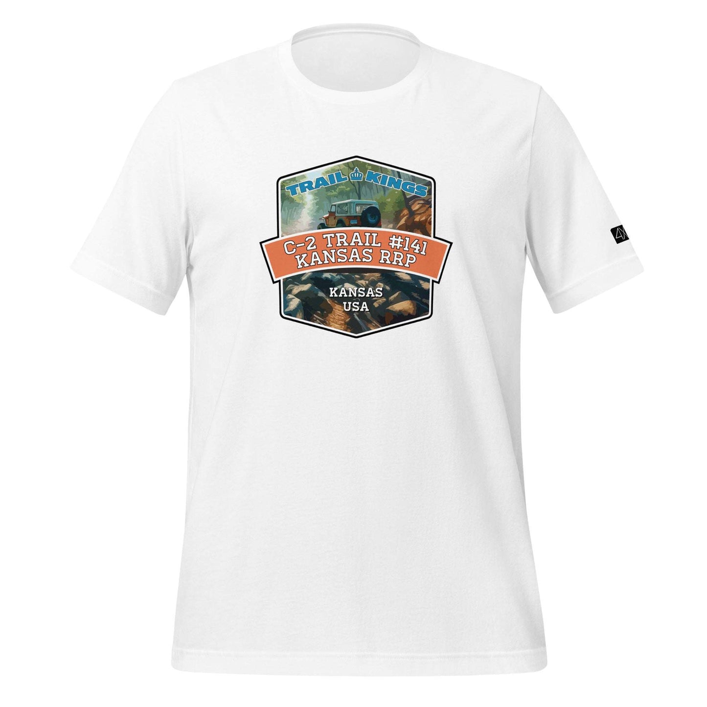 Trail Kings: C-2 Trail #141 Kansas Rocks RP - Unisex t-shirt  in  White / 3XL  -  4XOD