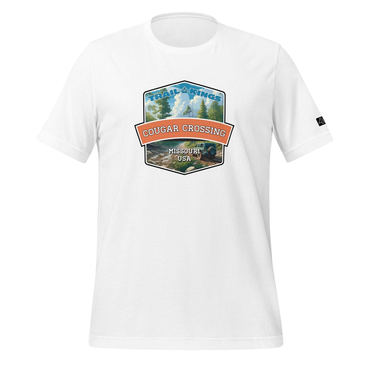 Trail Kings: Cougar Crossing - Unisex t-shirt  in  White / 3XL  -  4XOD