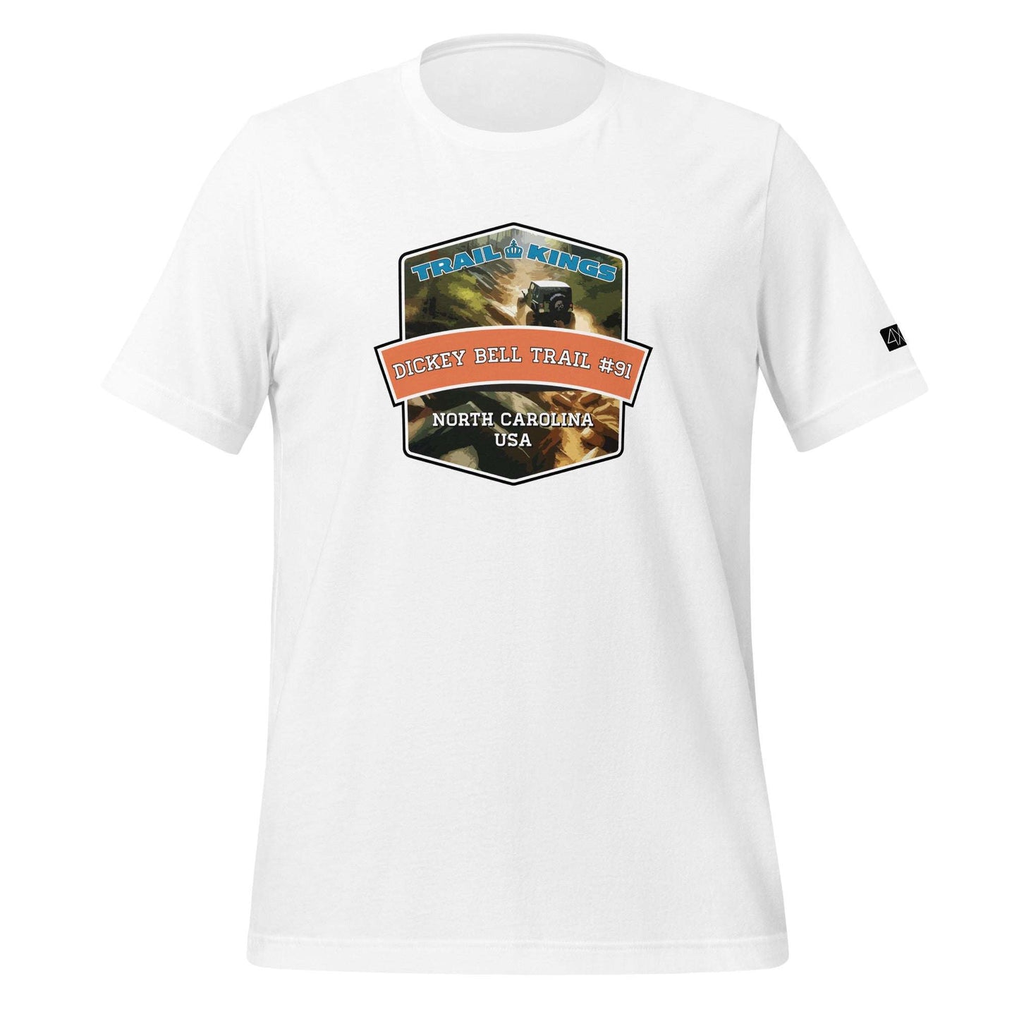 Trail Kings:  Dickey Bell Trail #91 - Unisex t-shirt  in  White / 3XL  -  4XOD