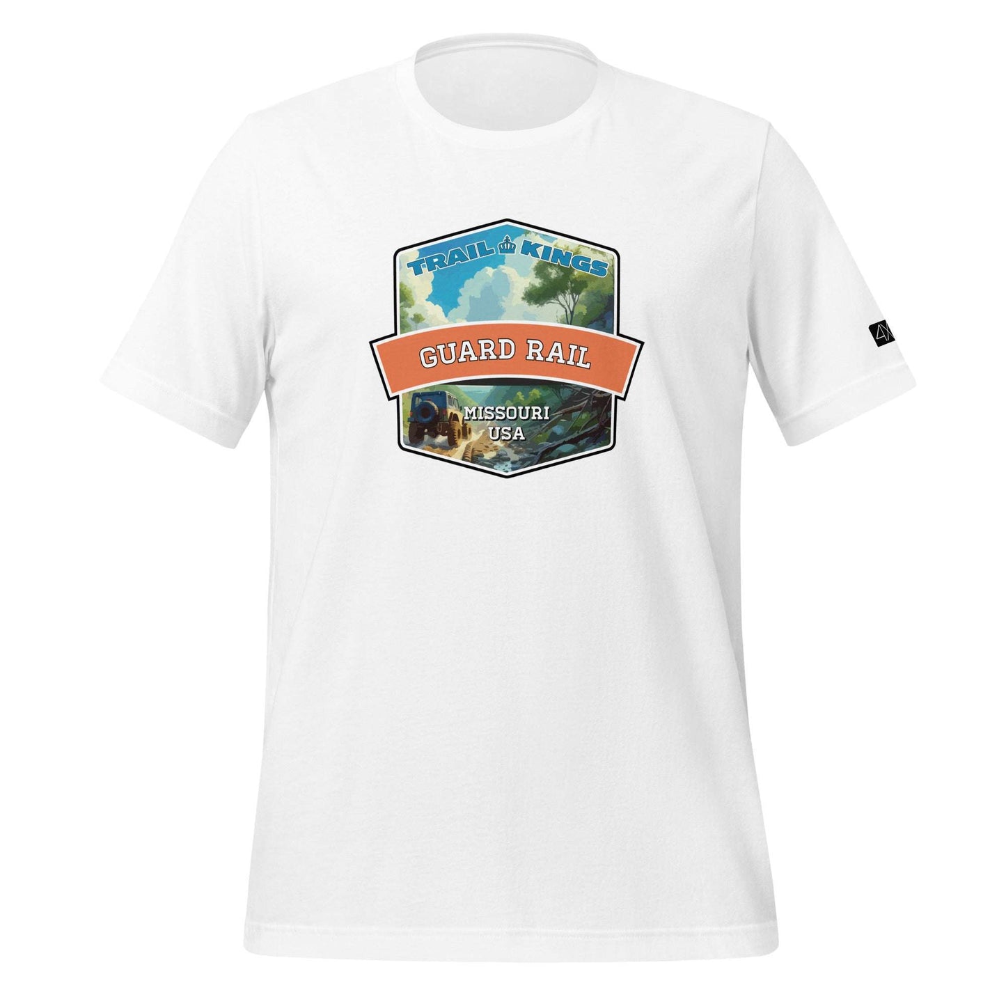 Trail Kings: Guard Rail - Unisex t-shirt  in  White / 3XL  -  4XOD