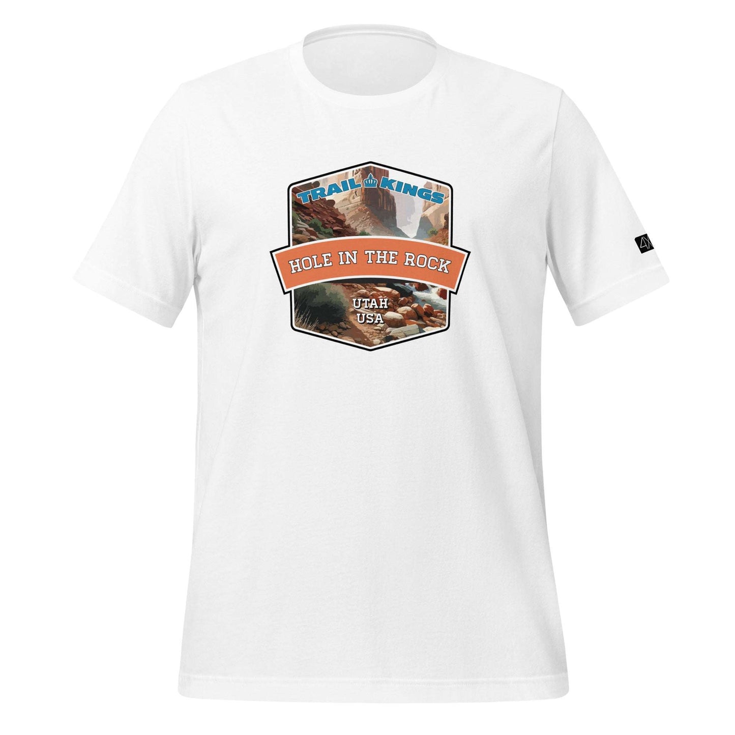 Trail Kings: Hole in the Rock - Unisex t-shirt  in  White / 3XL  -  4XOD