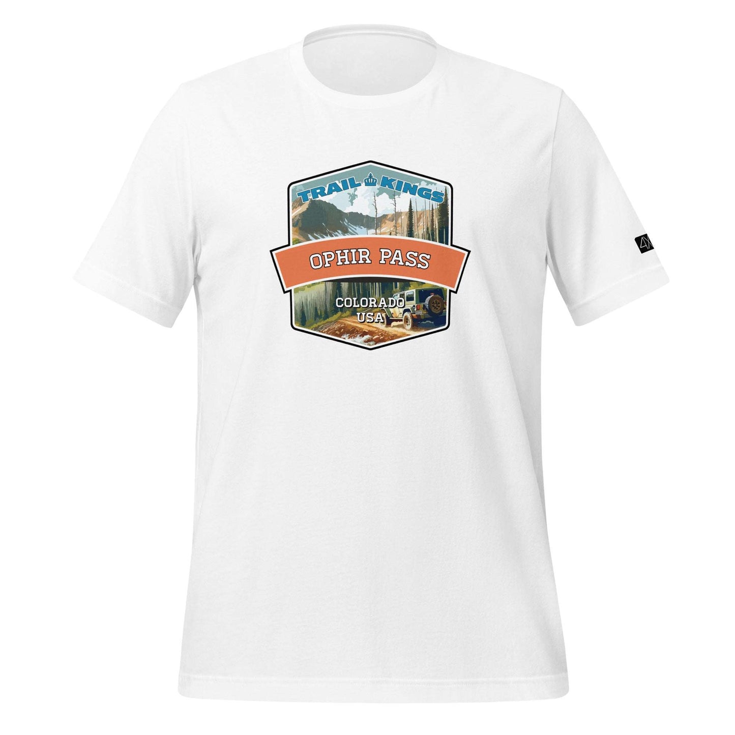 Trail Kings: Ophir Pass - Unisex t-shirt  in  White / 3XL  -  4XOD