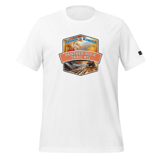 Trail Kings: Panther Rock Trail #51 - Unisex t-shirt  in  White / 3XL  -  4XOD