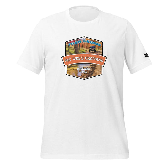 Trail Kings: Pee Wee's Crossing - Unisex t-shirt  in  White / 3XL  -  4XOD