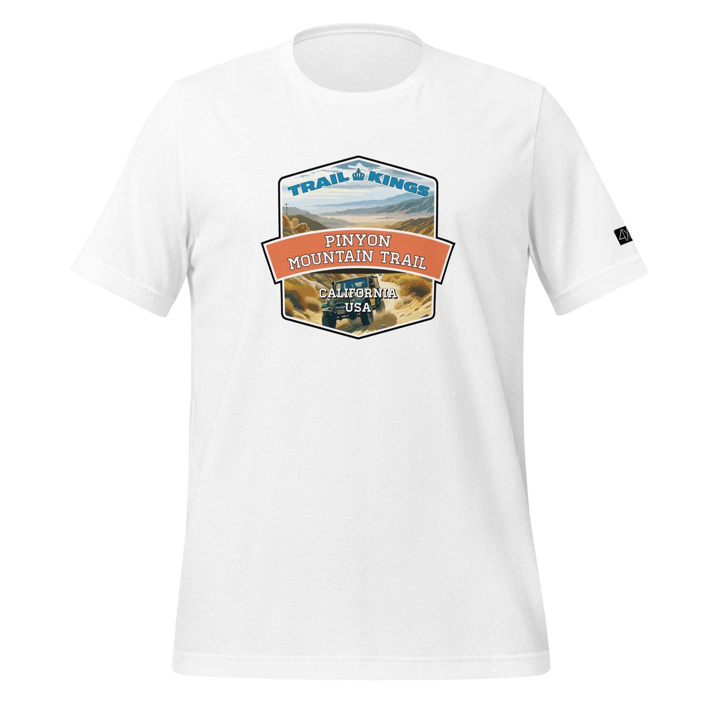 Trail Kings: Pinyon Mountain Trail - Unisex t-shirt  in  White / 3XL  -  4XOD