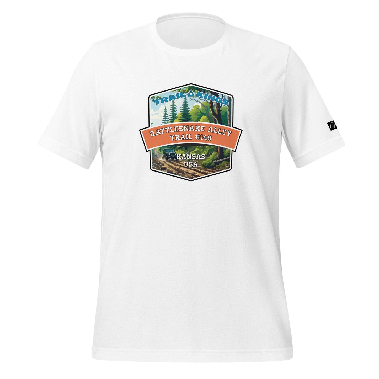 Trail Kings: Rattlesnake Alley Trail #149 - Unisex t-shirt  in  White / 3XL  -  4XOD