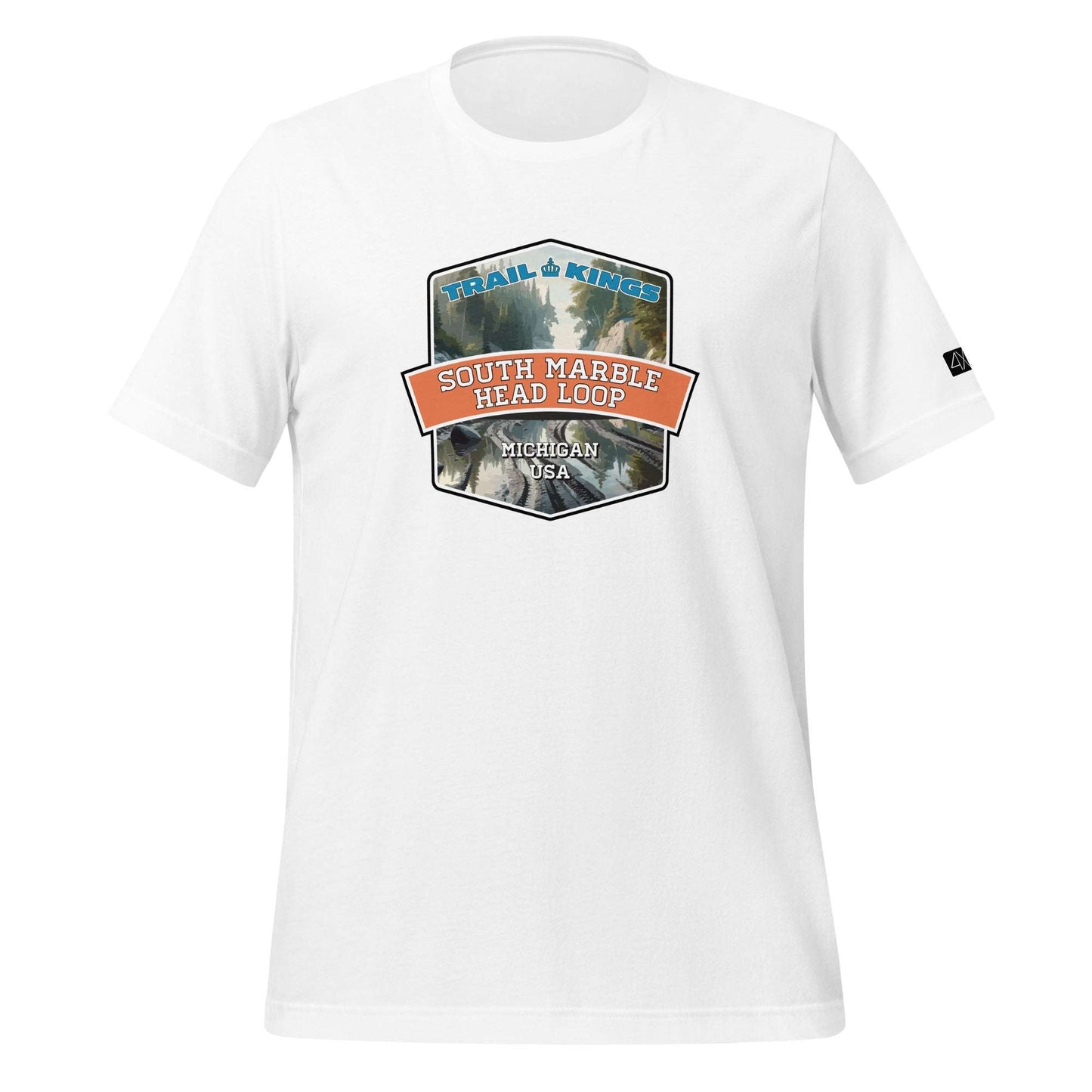 Trail Kings: South Marble Head Loop - Unisex t-shirt  in  White / 3XL  -  4XOD