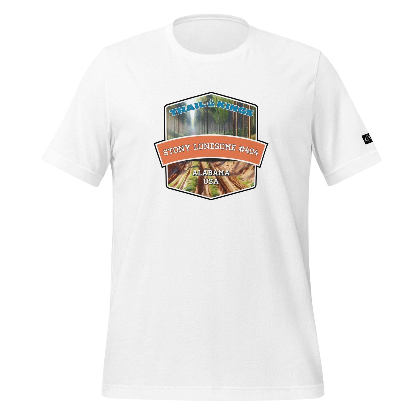 Trail Kings: Stony Lonesome #404 - Unisex t-shirt  in  White / 3XL  -  4XOD