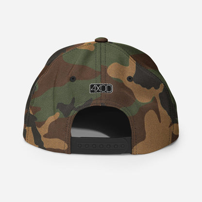 Rear view of the camo hat